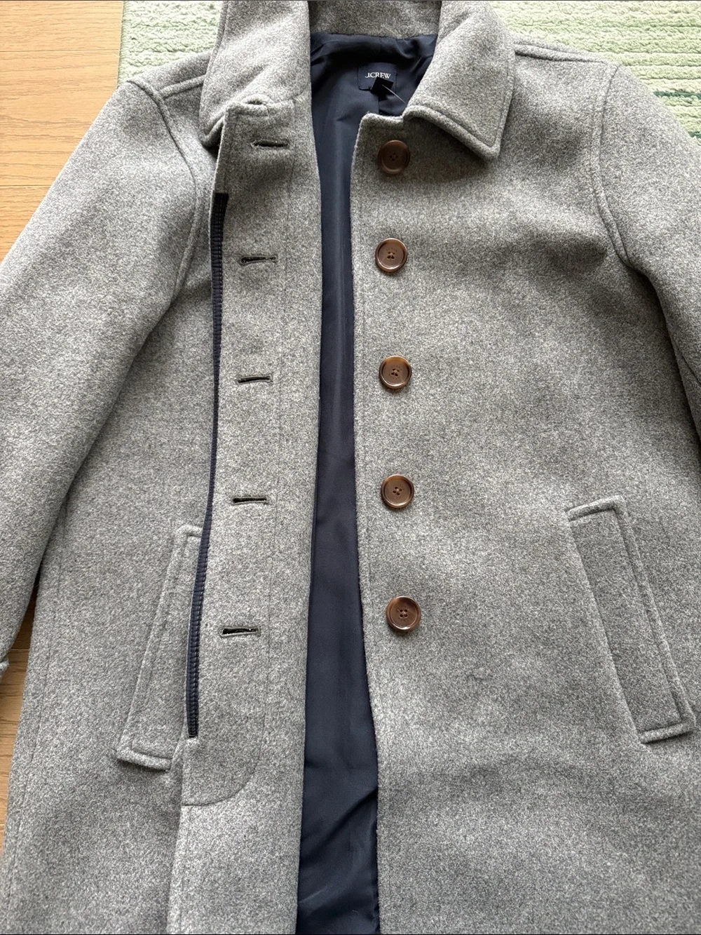 🆕 J. Crew wool blend car coat - Picture 8 of 9